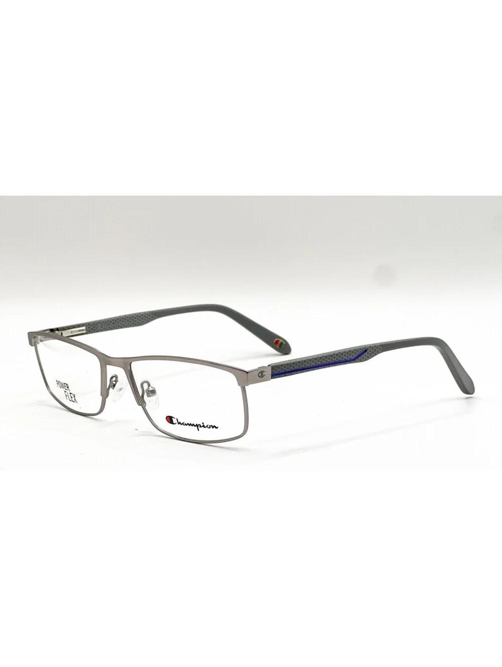 Champion CU2008 C03 Crystal Grey Full Rim Authentic Eyeglass Frames 55-17-140